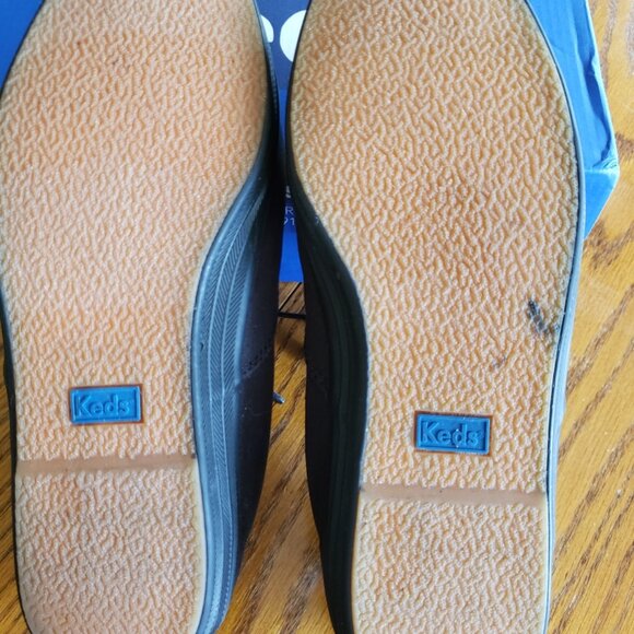 KEDS CHAMPION CANVAS SNEAKERSBLACK/BLACK| SIZE 9 XW (EXTRA WIDE) - Picture 7 of 8